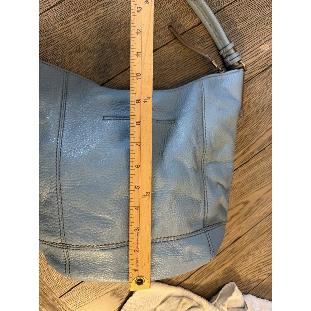 The Sak Sequoia Leather Hobo Shoulder Bag - Blue - Picture 9 of 14